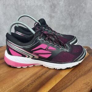 Avia  Running Shoes Womens 8.5 Black Pink Arch Support Sneakers Trainers